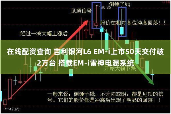 在线配资查询 吉利银河L6 EM-i上市50天交付破2万台 搭载EM-i雷神电混系统